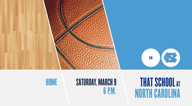 Basketball Game Watch - Duke at UNC